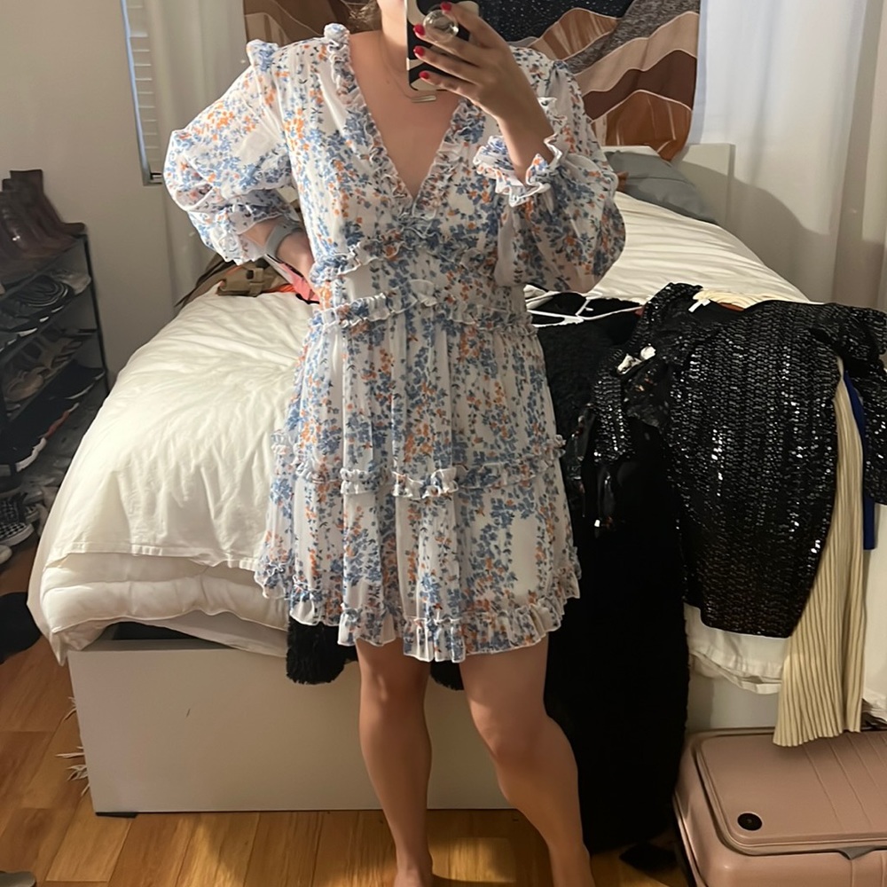 Mini floral dress